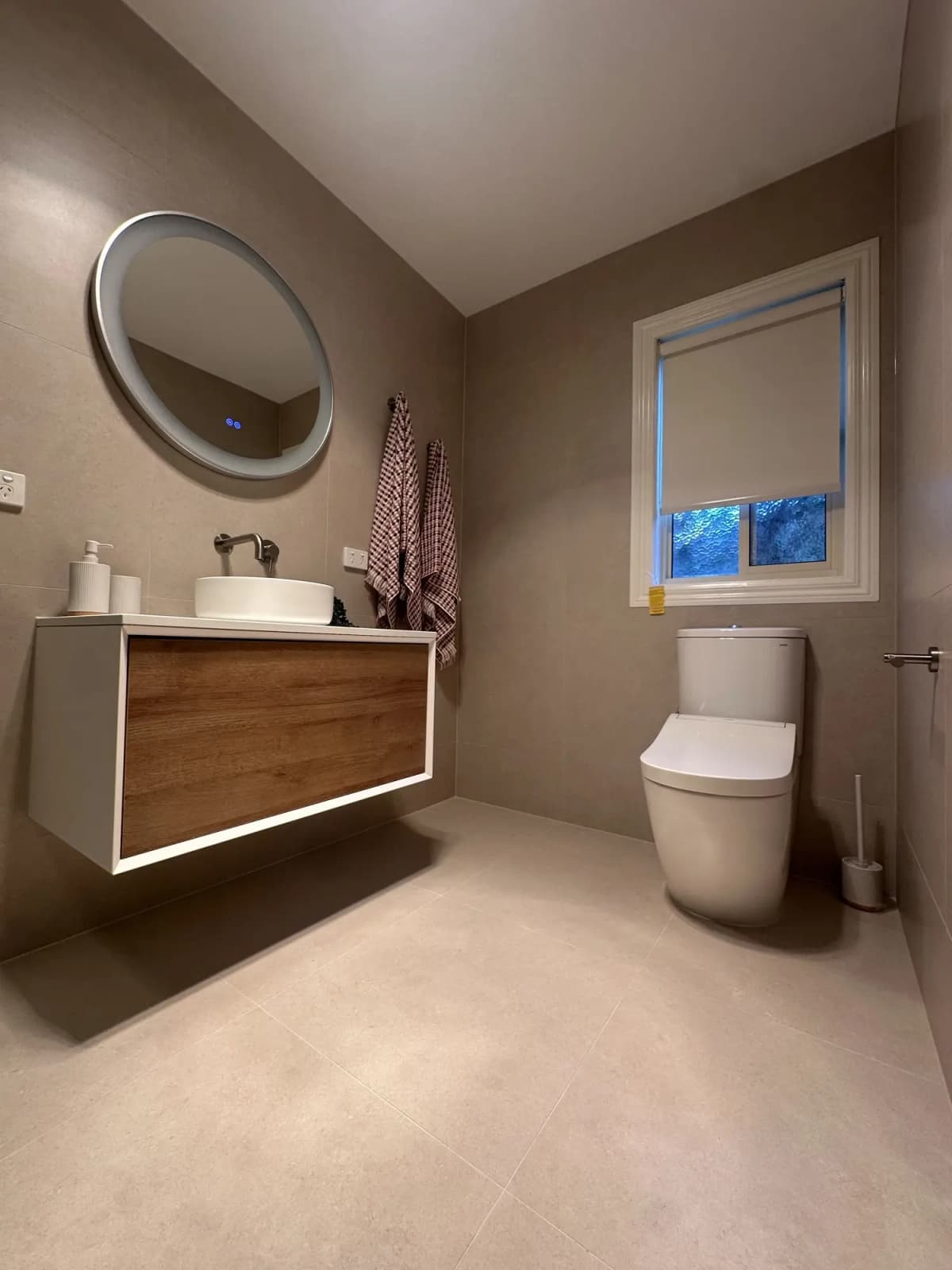 Compact bathroom renovation in Melbourne's inner west