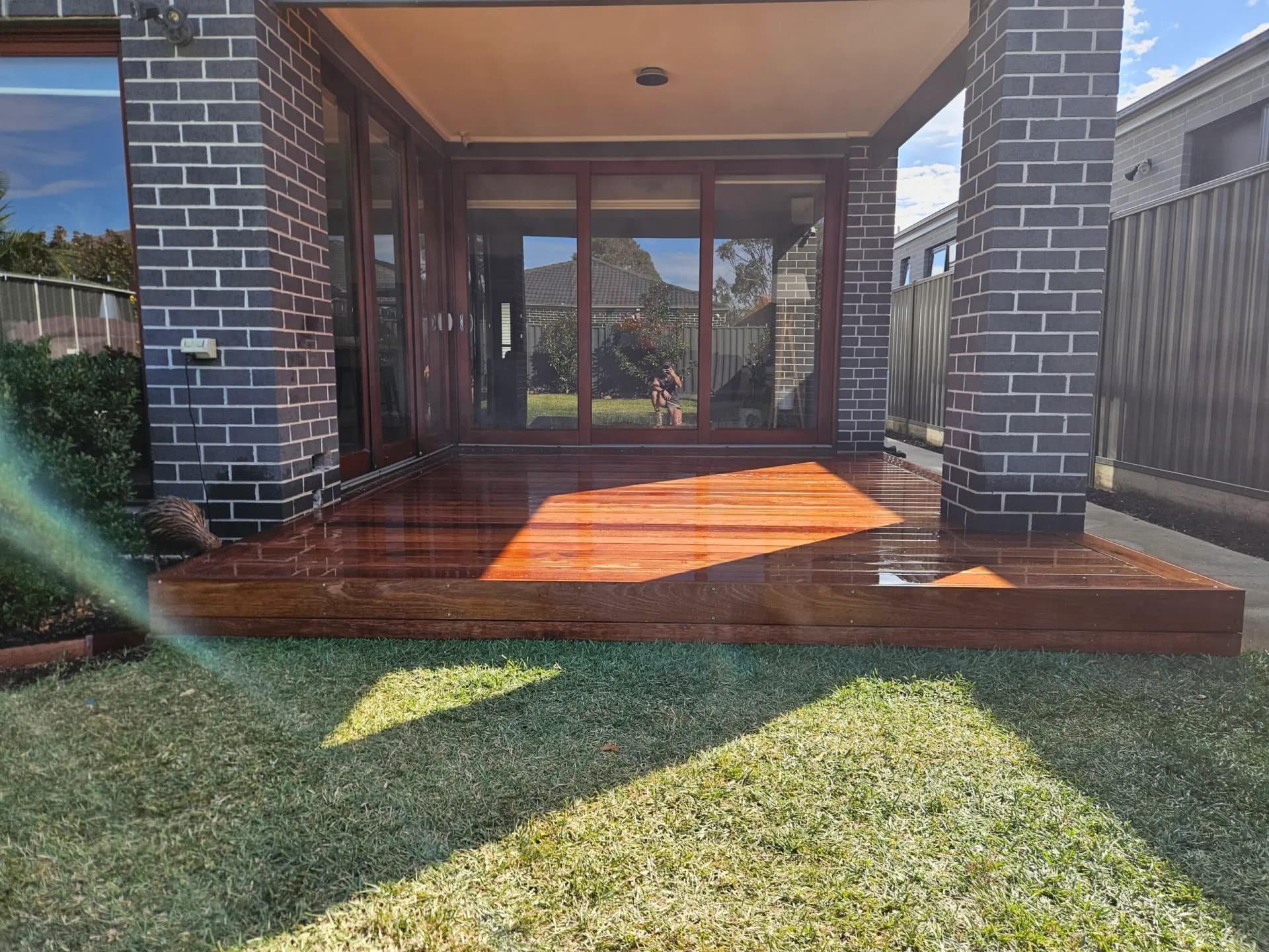 Merbau deck installation in Greenvale, Melbourne